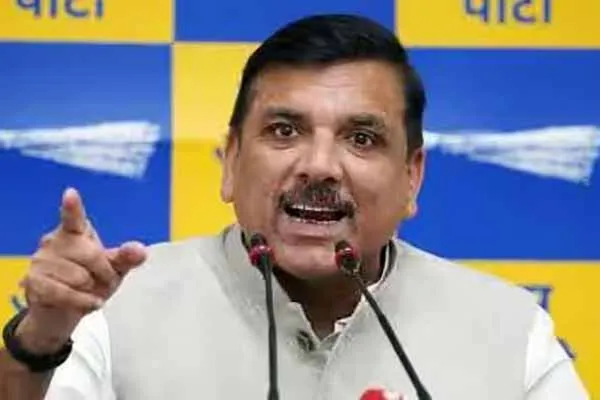 Sanjay Singh will not take oath today as the Rajya Sabha Chairman has refused to allow him to take oath as an MP.